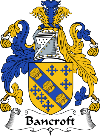 bancroft arms coat crest clan englishgathering members english