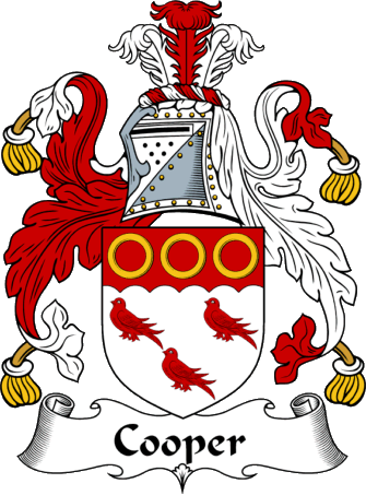 Cooper (England) Coat of Arms