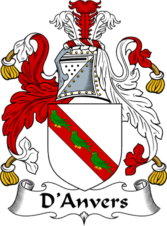 D'Anvers Coat of Arms