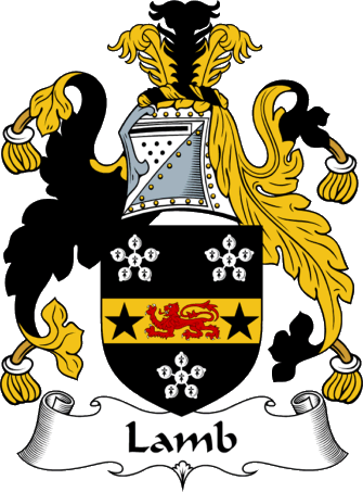 EnglishGathering - The Lamb Coat of Arms (Family Crest) and Surname