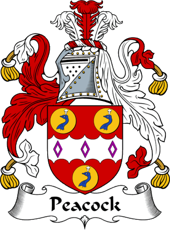 Peacock (England) Coat of Arms