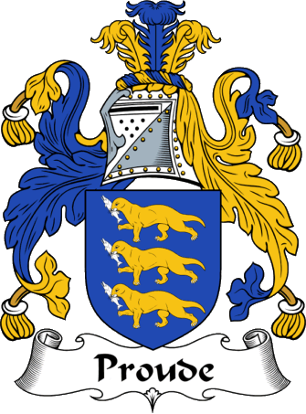 Proude Coat of Arms
