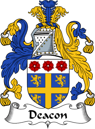 EnglishGathering - The Deacon Coat of Arms (Family Crest) and Surname ...